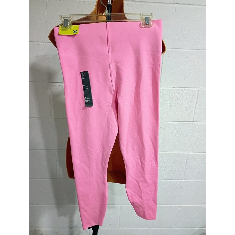 All in Motion Women's Super Flex Ultra High Rise 7/8 Length Bonded Leggings Pink